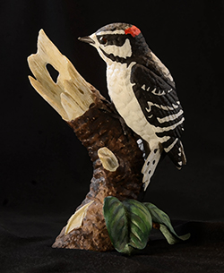 Lenox Garden Birds: Downy-Woodpecker-1989