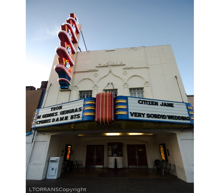 Texas Theater in Oak Cliff scene of Lee Harvey Oswald apprehension